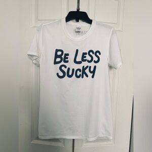 James Bates Batesy Be Less Sucky T-Shirt White S